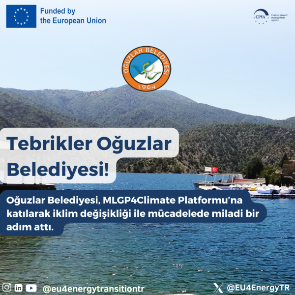 Welcome Oğuzlar Municipality to the MLGP4Climate Platform!